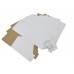 FixtureDisplays® 10PK White Small Mini Raffle Ticket Cardboard Box 6x6x12